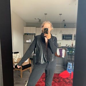 Jack Faux Leather Jacket